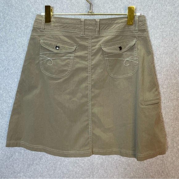 Kuhl Vala A-Line Cargo Embroidered Skirt Hiking Outdoors Camping - Picture 7 of 8